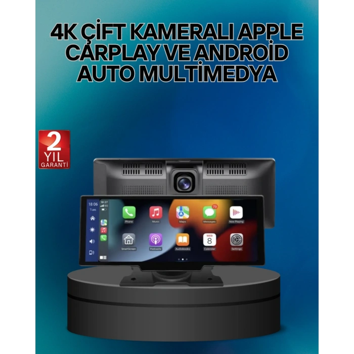 Nevamel Audi  Skoda Octavia Superb Seat Leon Ibiza Hyundai i20 i30 TucsonUyumlu Android Auto & CarPlay Multimedya Ekran