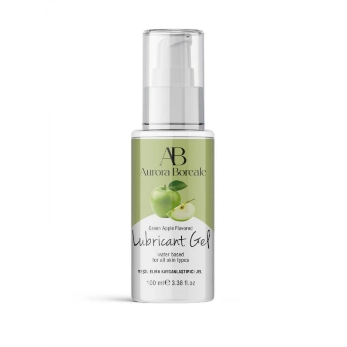 Nevamel® Aurora Boreale Yeşil Elma Aromalı Kayganlaştırıcı Jel 100 Ml (Kod:100)