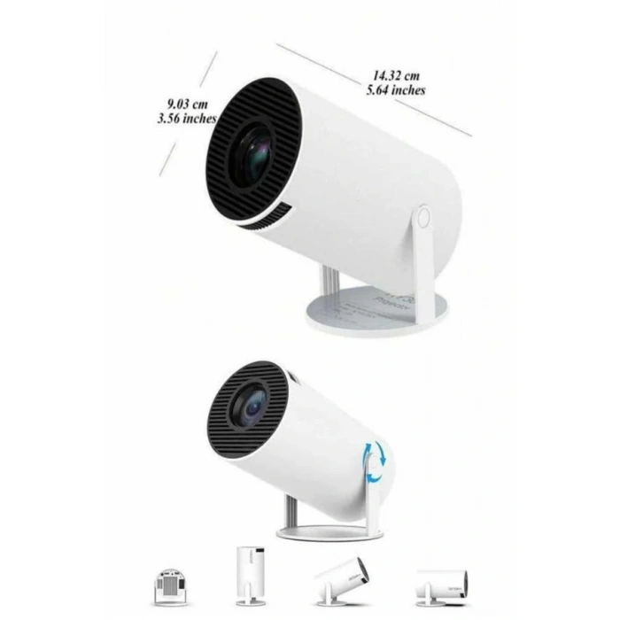 Nevamel Ayaklı Projeksiyon Taşınabilir Mini Projektör Sinema Projektörü Android