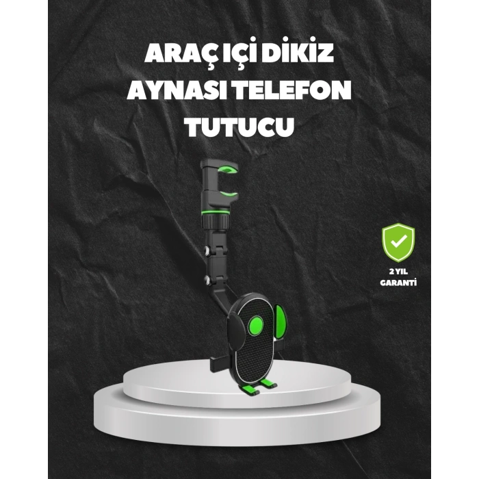 Nevamel® Ayarlanabilir Dikiz Aynası Telefon Tutucu Sağlam ve Şık Tasarım