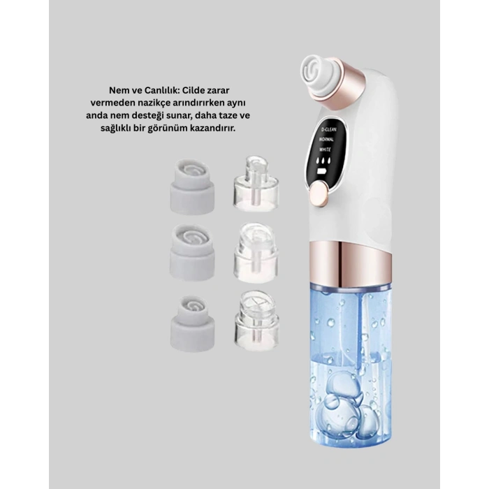 Nevamel Ayarlanabilir Emiş Gücü ile Profesyonel Siyah Nokta Temizleyici