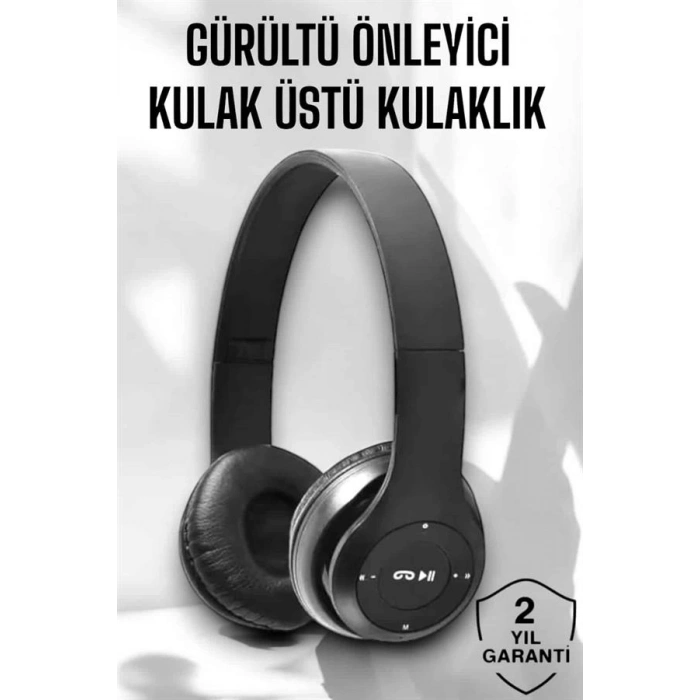 Nevamel® Ayarlanabilir Kafa Bandı ile Yüksek Performanslı Bluetooth Kulaklık