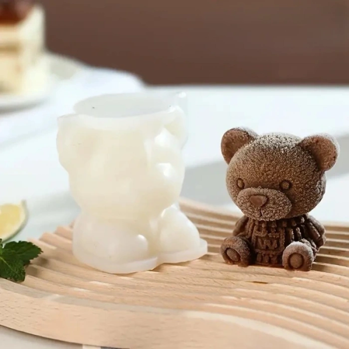 Nevamel Ayı Şekilli Silikon Buz Kalıbı