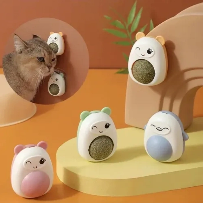 Nevamel Ayıcıklı Kedi Otu Yalama Topu