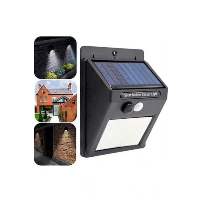 Nevamel® Bahçe Aydınlatması Güneş Enerjili Led Işık Lamba Sensörlü Dekoratif Yeni Nesil