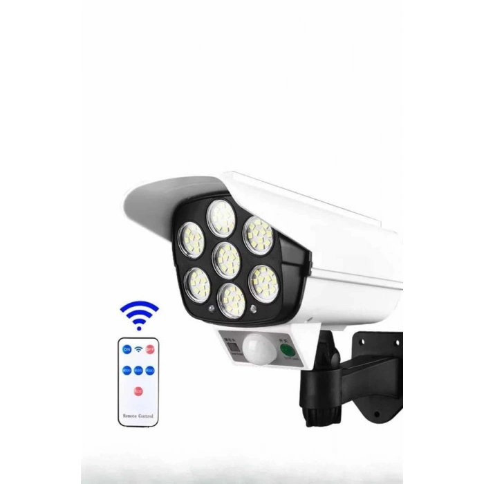 Nevamel Bahçe Aydınlatması Hareket Sensörlü Led Aydınlatma Kamera Görünümlü