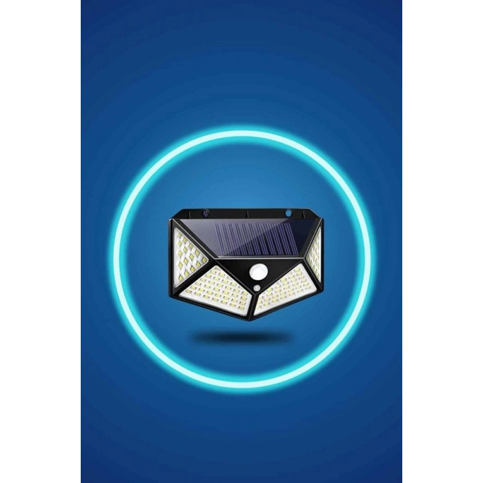 Nevamel Bahçe Lambası Bahçe Aydınlatma Sensörlü Suya Dayanıklı 100 Led