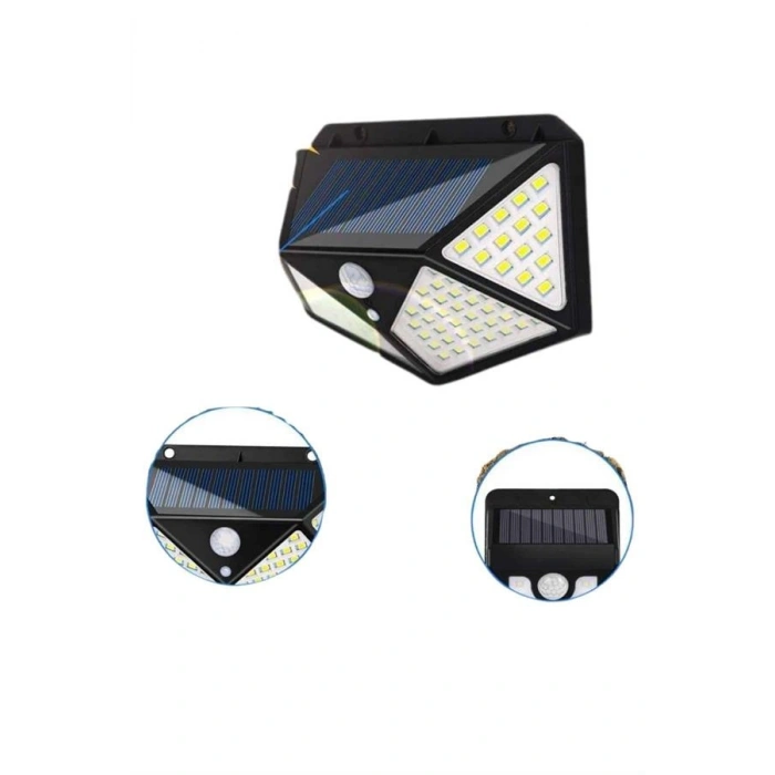 Nevamel Bahçe Lambası Bahçe Aydınlatma Sensörlü Suya Dayanıklı 100 Led