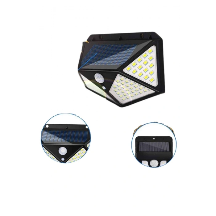 Nevamel Bahçe Lambası Bahçe Aydınlatma Sensörlü Suya Dayanıklı 100 Led