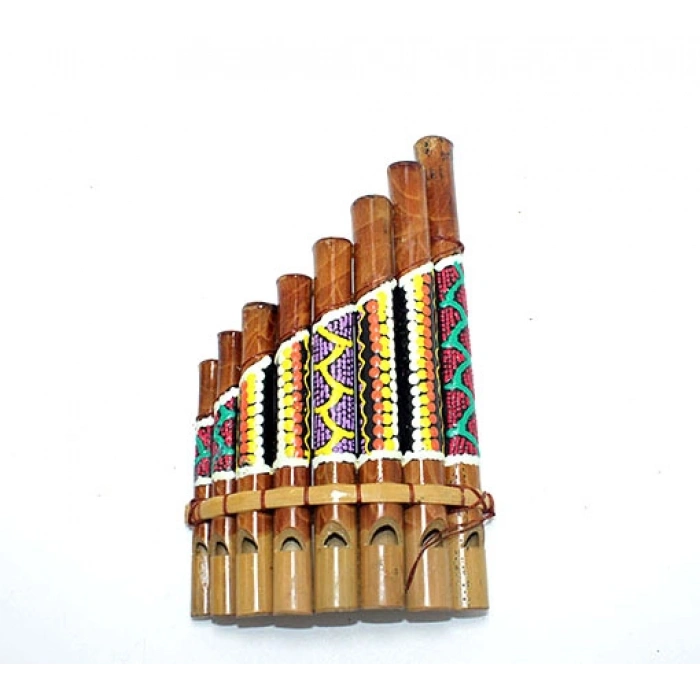 Nevamel Bambu Batikli Pan Flüt