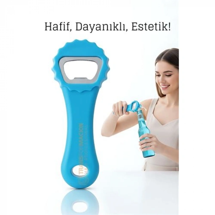 Nevamel® Barmen Tipi Şişe Açacağı - Ergonomik Dayanıklı Sofra Tipi Açacak