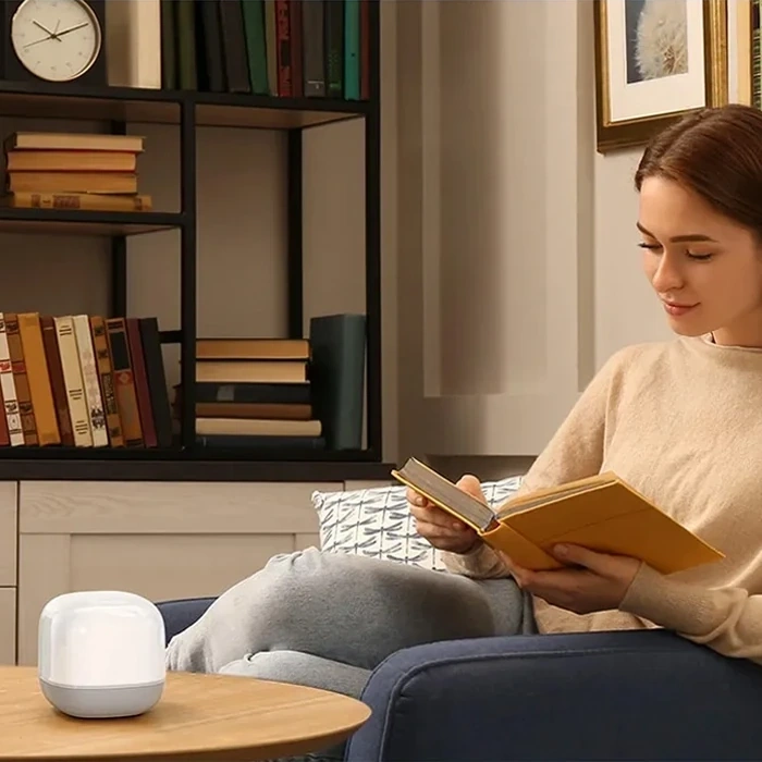 Nevamel Baseus AeQur V2 Canlı Ses Kaliteli Kablosuz Mini Ses Bombası Hoparlör-(5775)