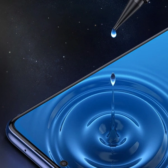 Nevamel BASEUS Curved- Galaxy S20 Full Kaplama UV Tempered Cam Koruyucu 2Adet-(5775)