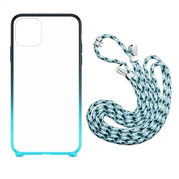 Nevamel Baseus Element Crossbody Protective iPhone 11 Pro 5.8 Askılı Koruyucu Silikon Kılıf-(5775)