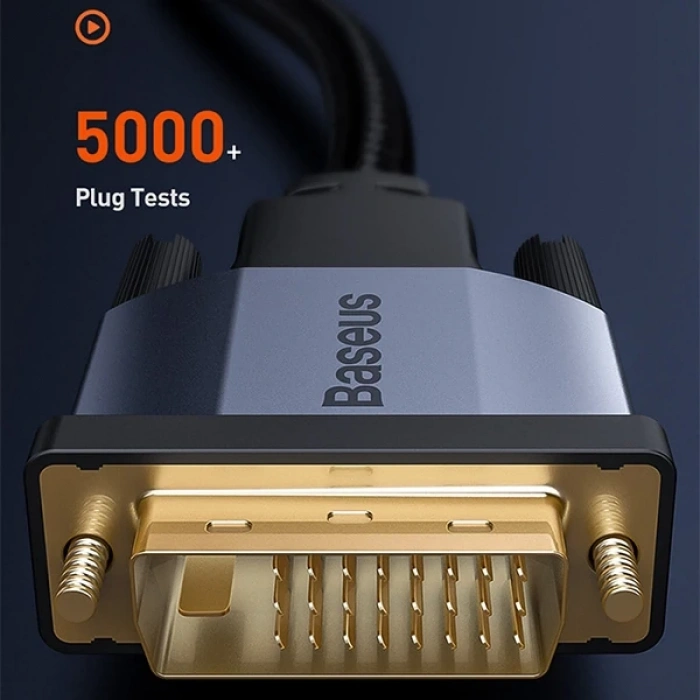 Nevamel Baseus Enjoyment Series DVI TO DVI HDTV Projector Kablo 3 Metre-(5775)