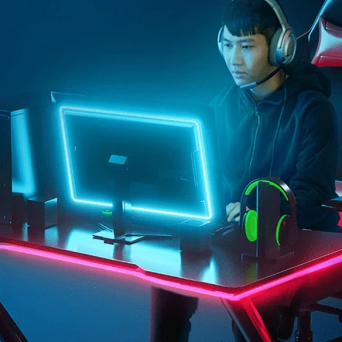 Nevamel BASEUS Game Light RGB 5050 Esnek Oyuncu Pc LED Şerit Işık 5W15 m-(5775)