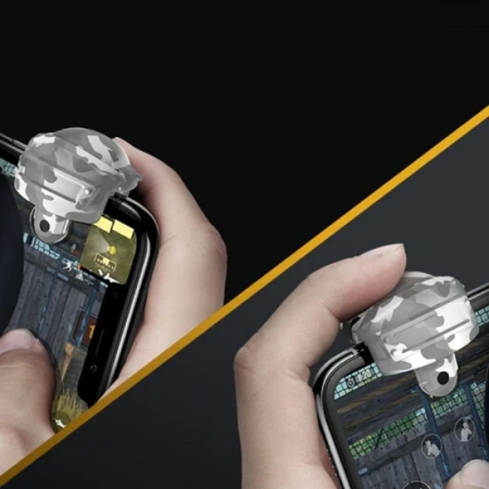 Nevamel Baseus Gamo GA03 Gamepad Oyun Ateşleyici Tetik/ Level 3 Helmet PUBG Gadget-(5775)