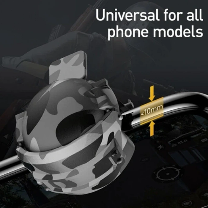 Nevamel Baseus Gamo GA03 Gamepad Oyun Ateşleyici Tetik/ Level 3 Helmet PUBG Gadget-(5775)