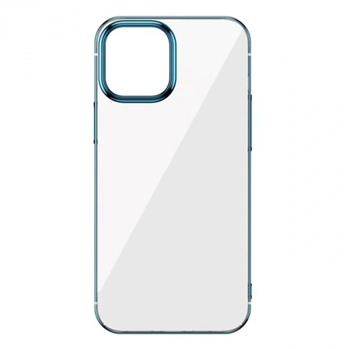 Nevamel Baseus Glitter Case İPhone 12 Mini 5.4  Şeffaf Lüx Silikon Kılıf Soft TPU Kılıf-(5775)