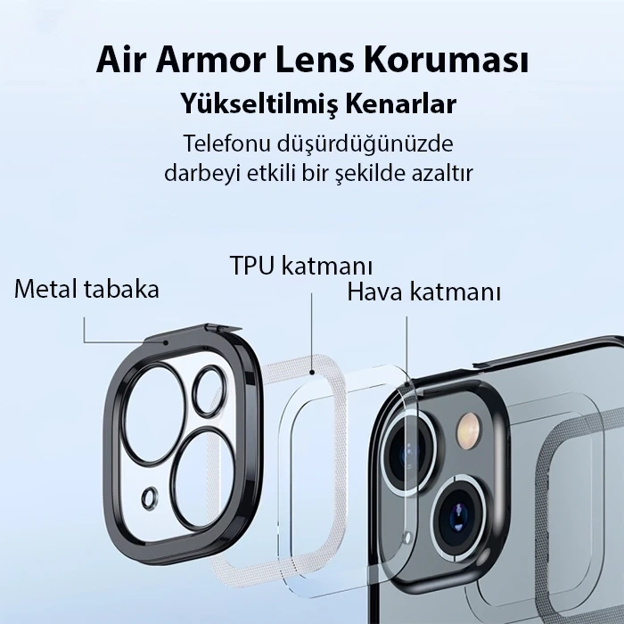 Nevamel Baseus Glitter iPhone 14 6.1 Magsafe Silikon Kılıf + Tempered Ekran Koruyucu Set-(5775)