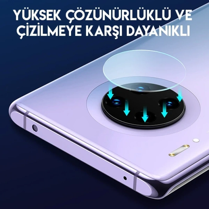 Nevamel Baseus Huawei Mate30/Mate30 Pro Kamera Koruyucu Kırılmaz Cam  2adet set-(5775)