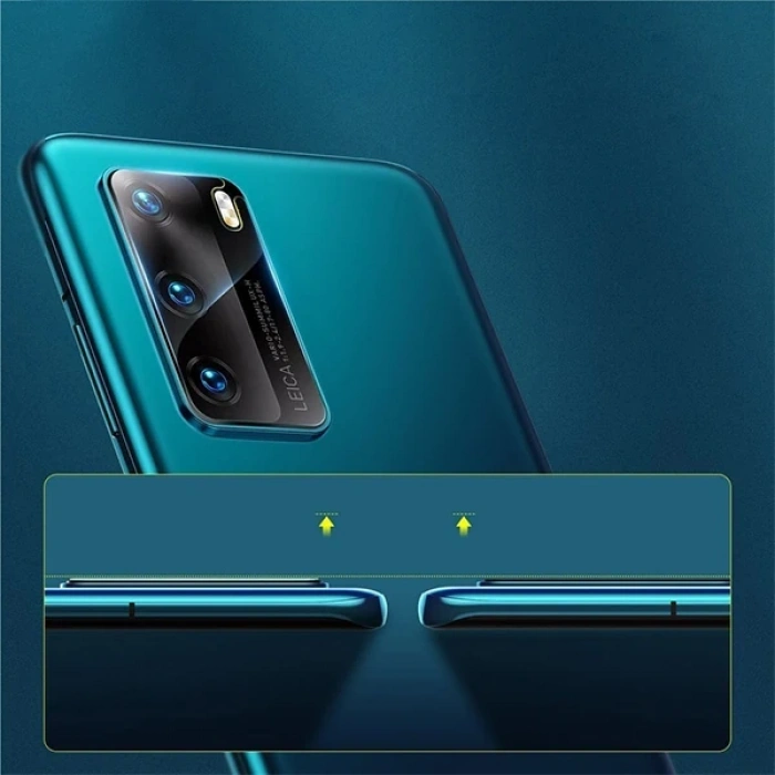 Nevamel Baseus Huawei P40 Kamera Koruyucu Kırılmaz Cam 2adet set-(5775)