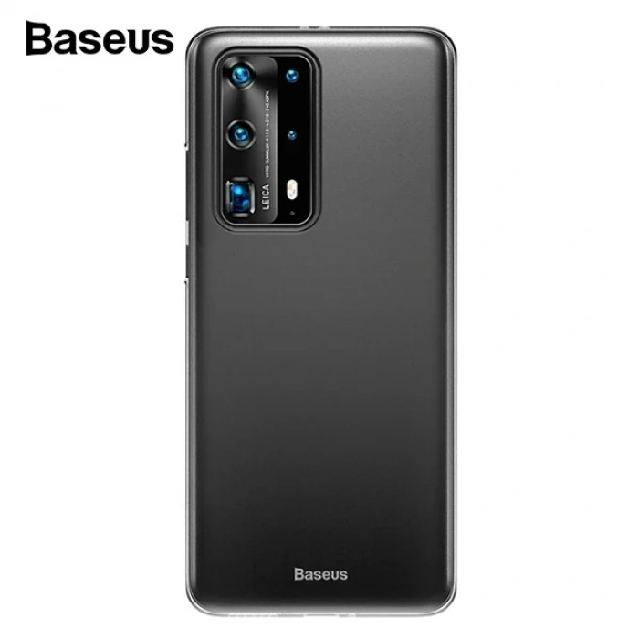 Nevamel Baseus Huawei P40 Wing Case Ultra İnce Şeffaf Kılıf-(5775)