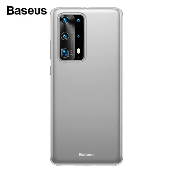 Nevamel Baseus Huawei P40 Wing Case Ultra İnce Şeffaf Kılıf-(5775)