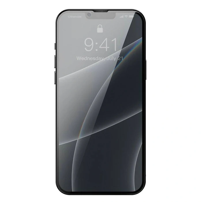 Nevamel Baseus iPhone 13 Mini Privacy Hayalet Cam Ekran Koruyucu 2 Adet Set-(5775)