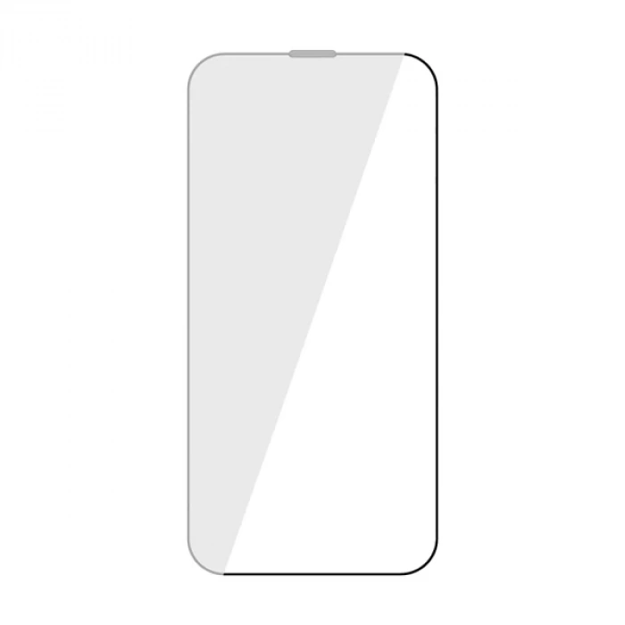 Nevamel Baseus iPhone 14 Plus/13 Pro Max 6.7 0.3mm Full Koruma Tempered Cam Ekran Koruyucu 2 Adet Set-(5775)