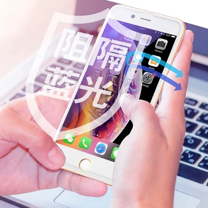 Nevamel Baseus İPhone 8-7-6-6S 3D 023MM Full Kırılmaz Cam Ekran Koruyucu-(5775)