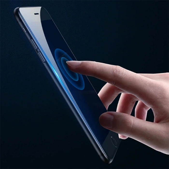 Nevamel Baseus İPhone 8-7-6-6S 3D 023MM Full Kırılmaz Cam Ekran Koruyucu-(5775)