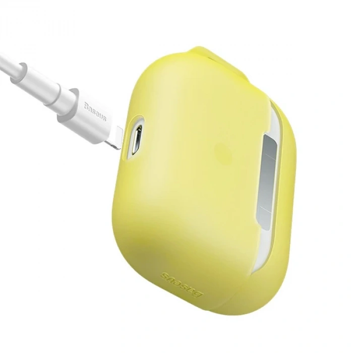 Nevamel Baseus Lets go Jelly Lanyard AirPods Pro Silica Gel Koruma Kılıfı-(5775)