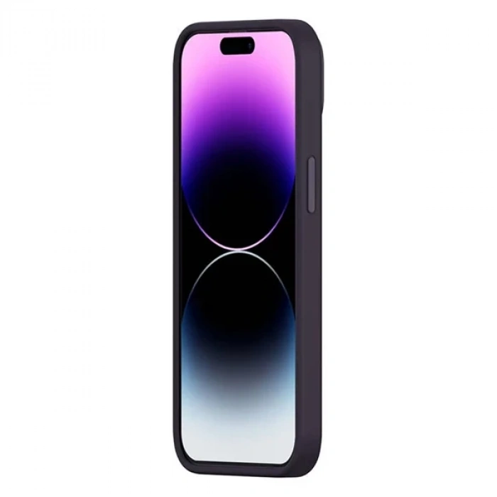 Nevamel Baseus Liquid Silica iPhone 14 Pro Silikon Kılıf + Tempered Ekran Koruyucu Set-(5775)