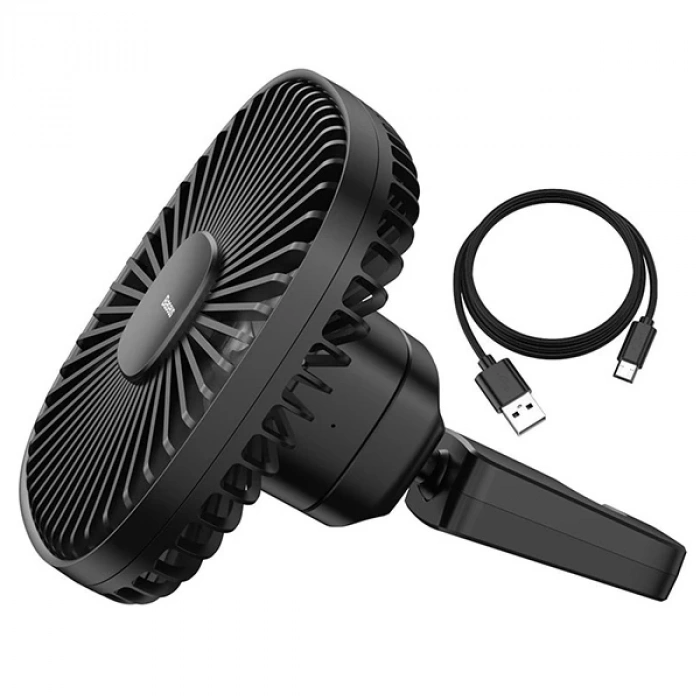 Nevamel BASEUS Natural Wind Mıknatıslı Araç Arka Koltuk Vantilatör Fan Soğutucu-(5775)