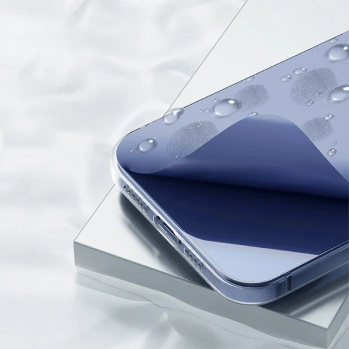 Nevamel Baseus Simple Case İPhone 12 Pro Max 6.7 İnce Şeffaf Silikon Kılıf-(5775)