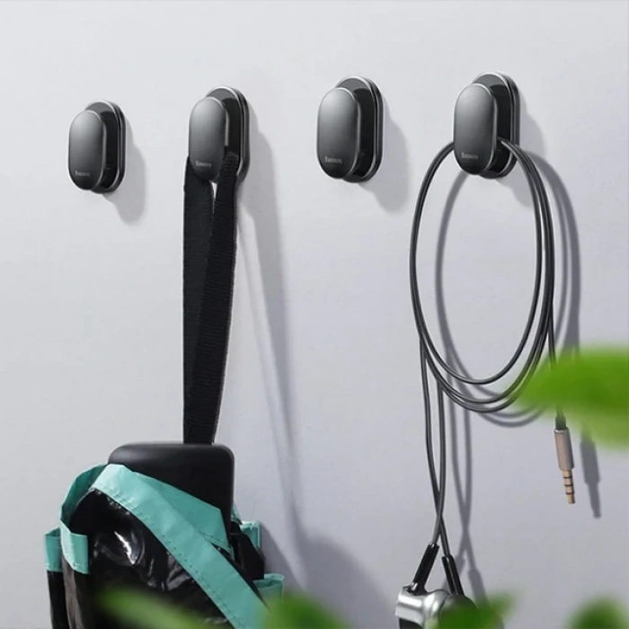 Nevamel Baseus Small Shell Car Mount Holder 4parça Araç İçi TutucuToparlayıcı-(5775)