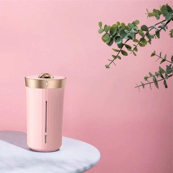 Nevamel Baseus Whale Araç ve Ev Ultrasonik Hava Nemlendirici Gece Lambası-(5775)