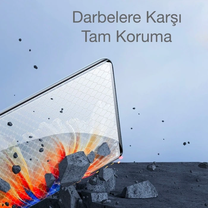 Nevamel Baseus Xiaomi Mi Mix 4 0.25mm Kavisli Full Cam Ekran Koruyucu-(5775)