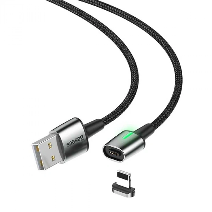 Nevamel Baseus Zinc Magnetic Usb Kablo Şarj İPhone 14-13-12-11 1Metre-(5775)
