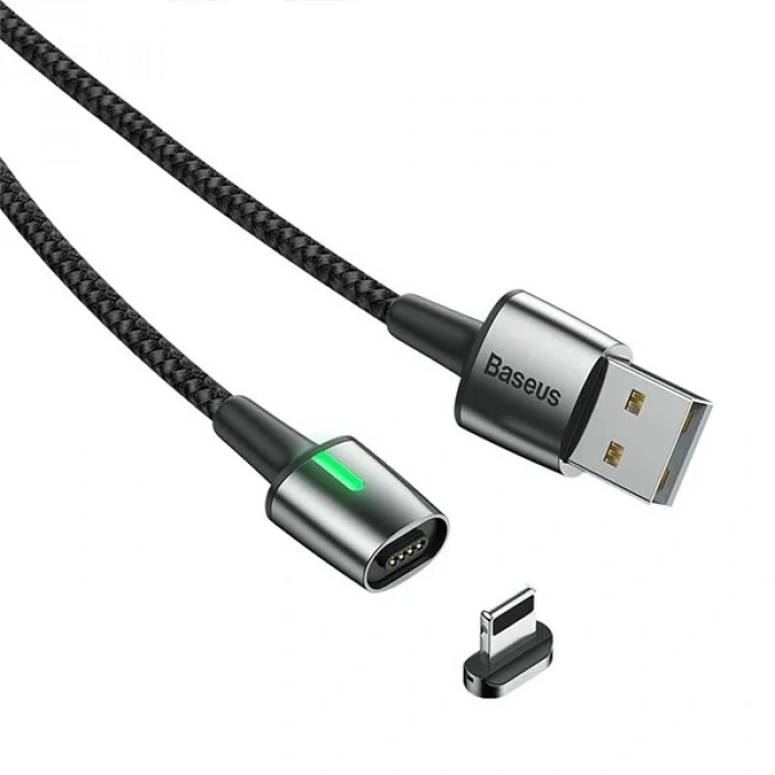 Nevamel Baseus Zinc Magnetic Usb Kablo Şarj İPhone 14-13-12-11 1Metre-(5775)