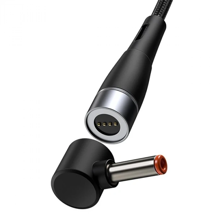 Nevamel Baseus Zinc Manyetik Type-C to DC Round (40x17mm) Lenovo Laptop Şarj Kablosu 100W 2m-(5775)