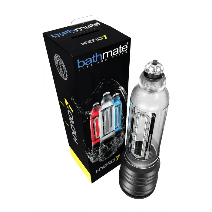 Nevamel® Bathmate Hydro7 Hidrolik Pompa, Abs Plastik, Transparan, 30 Cm (Hercules Muadili)