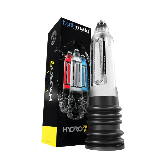 Nevamel® Bathmate Hydro7 Hidrolik Pompa, Abs Plastik, Transparan, 30 Cm (Hercules Muadili)
