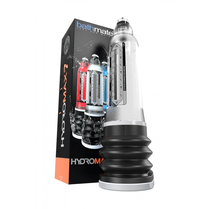 Nevamel® Bathmate Hydromax7 Hidrolik Pompa, Abs Plastik, Transparan, 30 Cm (Hydromax X30 Muadili)