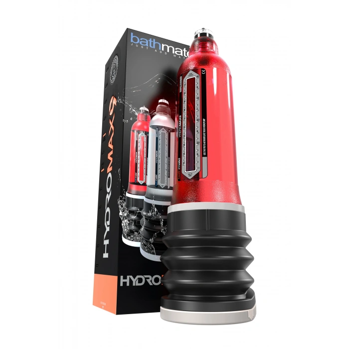 Nevamel® Bathmate Hydromax9 Hidrolik Pompa, Abs Plastik, Kırmızı, 32,5 Cm (Hydromax X40 Analog)