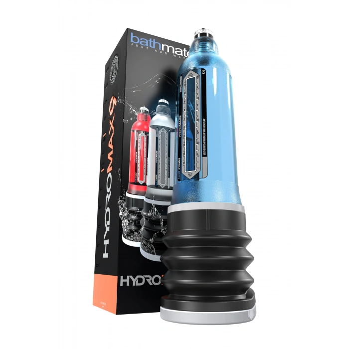 Nevamel® Bathmate Hydromax9 Hidrolik Pompa, Abs Plastik, Mavi, 32,5 Cm (Hydromax X40 Analog)