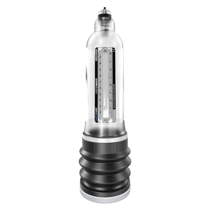 Nevamel® Bathmate Hydromax9 Hidrolik Pompa, Abs Plastik, Transparan, 32,5 Cm (Hydromax X40 Analog)