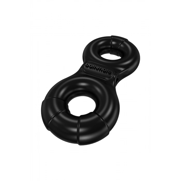 Nevamel® Bathmate Penis Üzerindeki Titreşim Halkası Eight, Elastomex, Siyah, Ø4-5 Cm