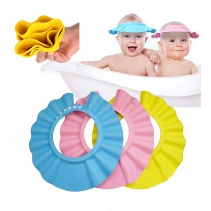 Nevamel Bebek Banyo Şapkası Pembe